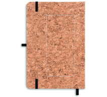 A5 notebook with cork cover